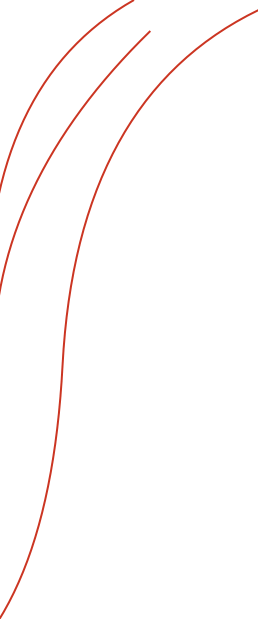 linhas curvas vermelhas